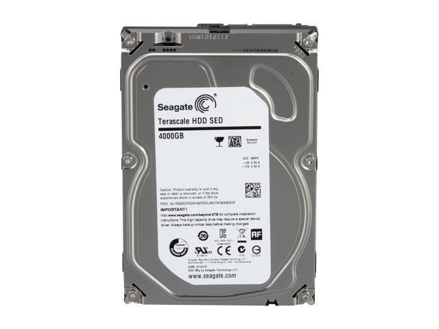 Seagate ST4000NC000 4TB 5900 RPM 64MB Cache SATA 6.0Gb/s 3.5' Terascale Hard Drive With Instant Secure Erase Bare Drive