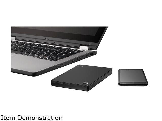Seagate Backup Plus Slim 2TB USB 3.0 Portable External Hard Drive - STDR2000100 (Black)
