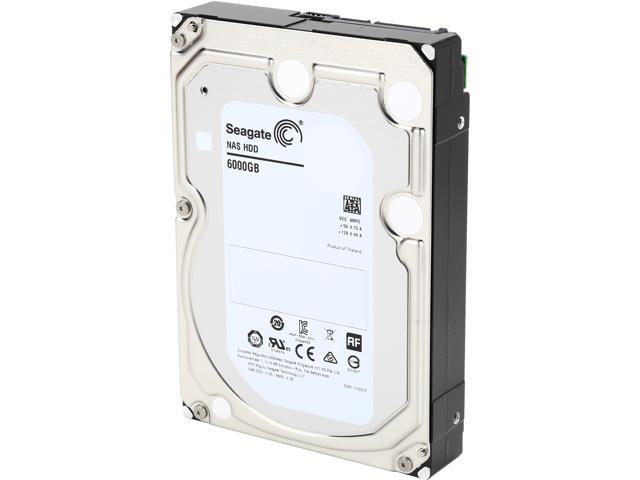 Seagate NAS HDD ST6000VN0021 6TB 128MB Cache SATA 6.0Gb/s 3.5' Internal Hard Drive Bare Drive