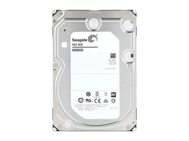 Seagate NAS HDD ST6000VN0021 6TB 128MB Cache SATA 6.0Gb/s 3.5' Internal Hard Drive Bare Drive