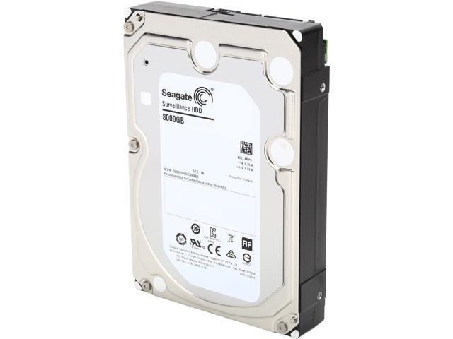 Seagate Surveillance HDD ST8000VX0002 8TB 256MB Cache SATA 6.0Gb/s 3.5' Internal Hard Drive Bare Drive