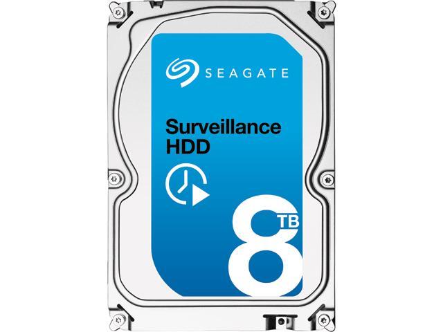 Seagate Surveillance HDD ST8000VX0002 8TB 256MB Cache SATA 6.0Gb/s 3.5' Internal Hard Drive Bare Drive