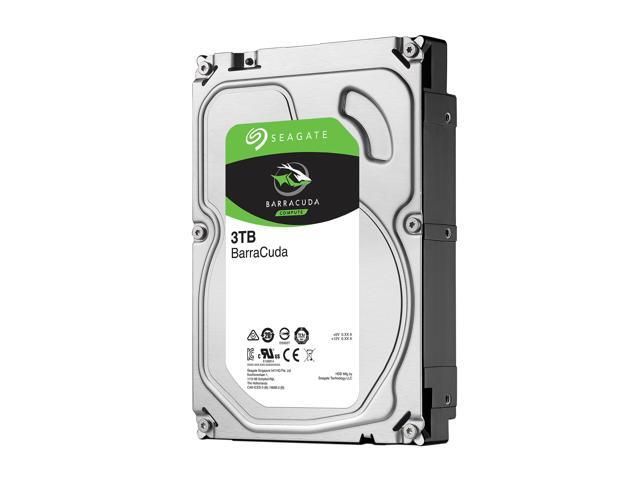 Seagate BarraCuda ST3000DM008 3TB 7200 RPM 64MB Cache SATA 6.0Gb/s 3.5' Hard Drive Bare Drive