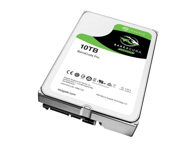 Seagate BarraCuda Pro ST10000DM0004 10TB 7200 RPM 256MB Cache SATA 6.0Gb/s 3.5' Hard Drive Bare Drive