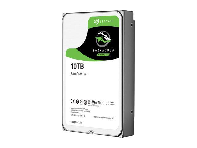 Seagate BarraCuda Pro ST10000DM0004 10TB 7200 RPM 256MB Cache SATA 6.0Gb/s 3.5' Hard Drive Bare Drive
