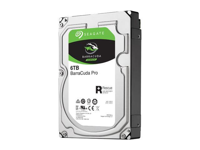Seagate BarraCuda Pro ST6000DM004 6TB 7200 RPM 256MB Cache SATA 6.0Gb/s 3.5' Hard Drive Bare Drive