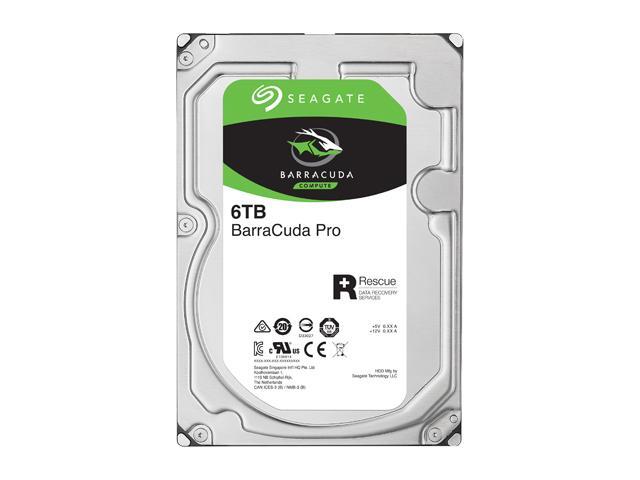 Seagate BarraCuda Pro ST6000DM004 6TB 7200 RPM 256MB Cache SATA 6.0Gb/s 3.5' Hard Drive Bare Drive