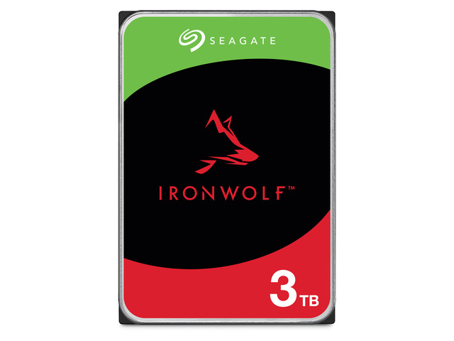 Seagate IronWolf 3TB NAS Hard Drive 5900 RPM 64MB Cache SATA 6.0Gb/s CMR 3.5' Internal HDD for RAID Network Attached Storage ST3000VN007