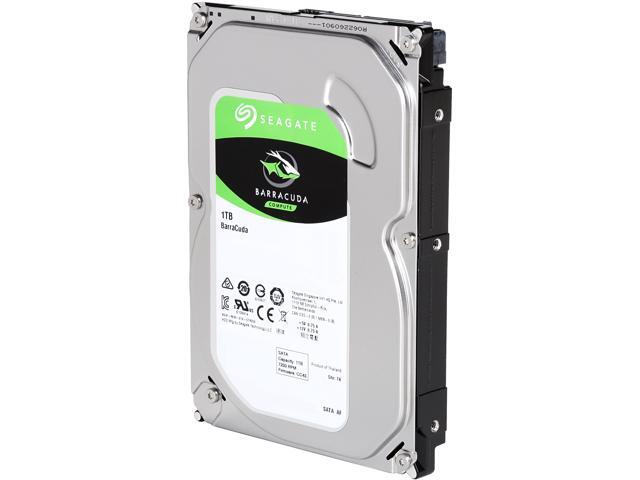 Seagate BarraCuda ST1000DM010 1TB 7200 RPM 64MB Cache SATA 6.0Gb/s 3.5' Hard Drive Bare Drive