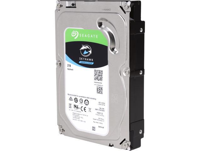 Seagate SkyHawk 2TB Surveillance Hard Drive 64MB Cache SATA 6.0Gb/s 3.5' Internal Hard Drive ST2000VX008