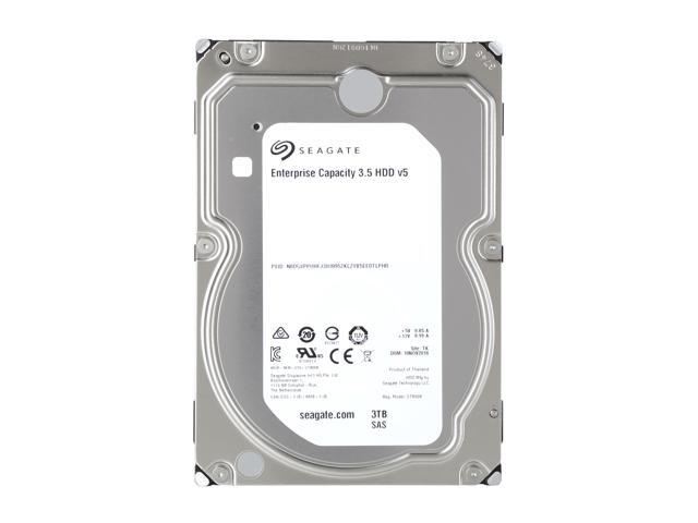 Seagate Enterprise Capacity 3.5'' HDD 3TB 7200 RPM 512n SAS 12Gb/s 128MB Cache Internal Hard Drive ST3000NM0025