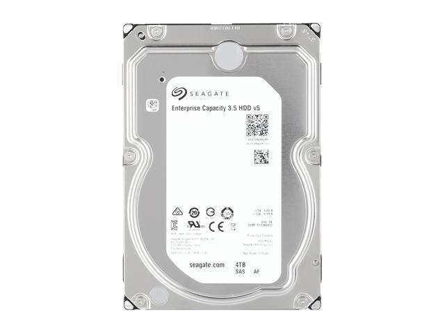 Seagate Enterprise Capacity 3.5'' HDD 4TB 7200 RPM 512e SAS 12Gb/s 128MB Cache Internal Hard Drive ST4000NM0125
