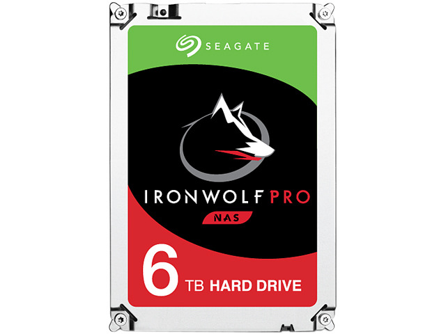 Seagate IronWolf Pro 6TB NAS Hard Drive 7200 RPM 256MB Cache SATA 6.0Gb/s 3.5' Internal Hard Drive ST6000NE0021