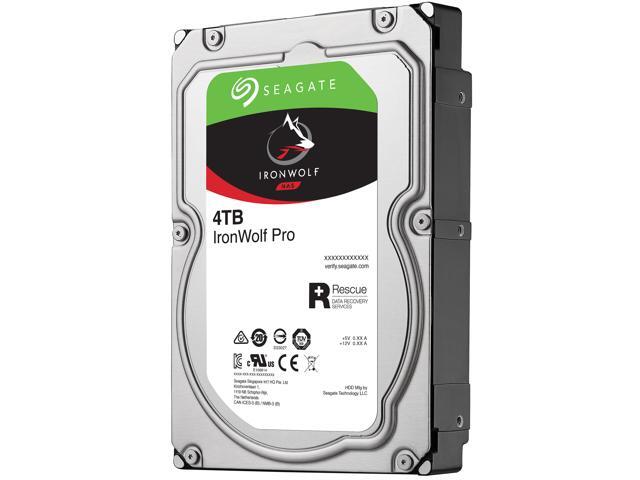 Seagate IronWolf Pro 4TB NAS Hard Drive 7200 RPM 128MB Cache SATA 6.0Gb/s 3.5' Internal Hard Drive ST4000NE0025