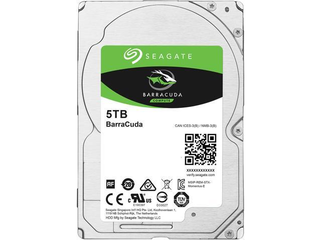 Seagate 5TB BarraCuda 5400 RPM 128MB Cache SATA 6.0Gb/s 2.5' 15mm Laptop Internal Hard Drive ST5000LM000