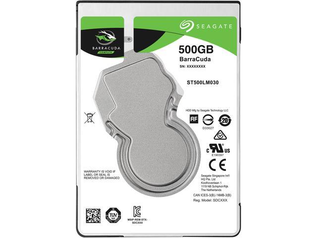 Seagate 500GB BarraCuda 5400 RPM 128MB Cache SATA 6.0Gb/s 2.5' Laptop Internal Hard Drive ST500LM030