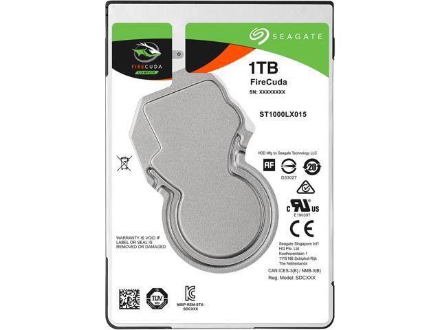 Seagate FireCuda Gaming SSHD 1TB SATA 6.0Gb/s 2.5' Notebooks / Laptops Internal Hard Drive ST1000LX015