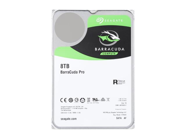 Seagate BarraCuda Pro ST8000DM0004 8TB 7200 RPM 256MB Cache SATA 6.0Gb/s 3.5' Hard Drive Bare Drive