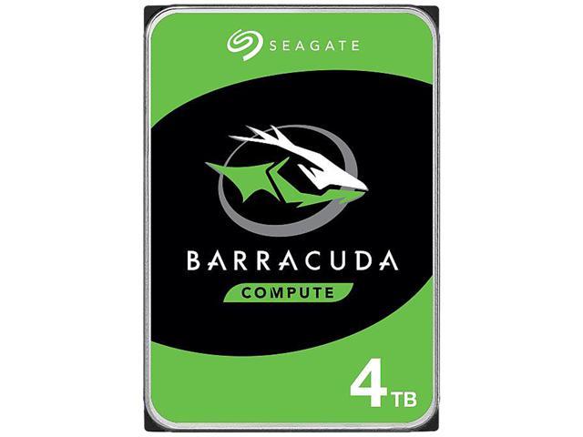 Seagate BarraCuda ST4000DM004 4TB 5400 RPM 256MB Cache SATA 6.0Gb/s 3.5' Hard Drives Bare Drive - OEM