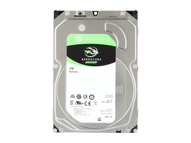 Seagate BarraCuda ST4000DM004 4TB 5400 RPM 256MB Cache SATA 6.0Gb/s 3.5' Hard Drives Bare Drive - OEM