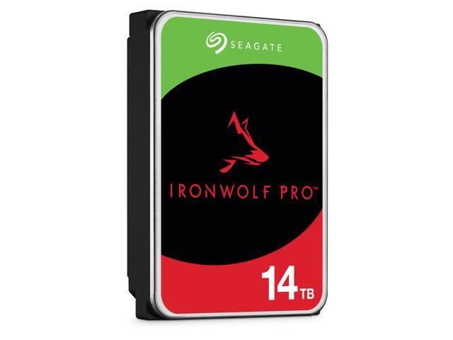 Seagate IronWolf Pro 14TB NAS Hard Drive 7200 RPM 256MB Cache CMR SATA 6.0Gb/s 3.5' Internal HDD ST14000NE0008