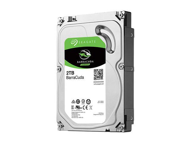 Seagate BarraCuda ST2000DM008 2TB 7200 RPM 256MB Cache SATA 6.0Gb/s 3.5' Hard Drive Bare Drive