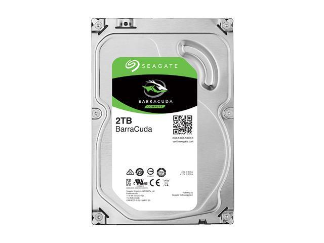 Seagate BarraCuda ST2000DM008 2TB 7200 RPM 256MB Cache SATA 6.0Gb/s 3.5' Hard Drive Bare Drive