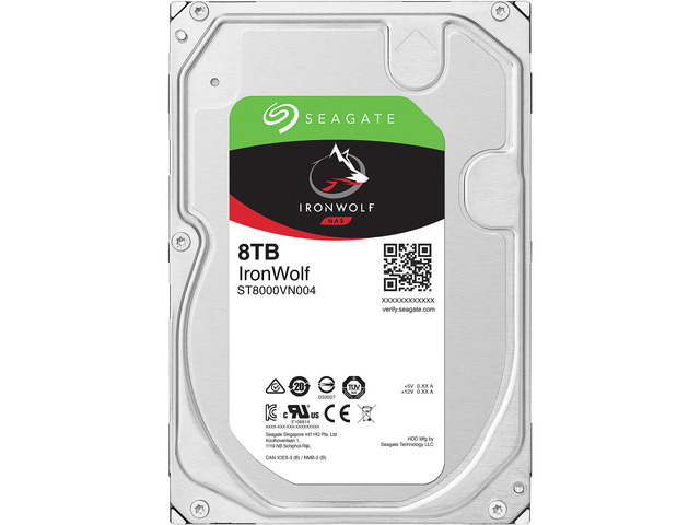Seagate IronWolf 8TB NAS Hard Drive 7200 RPM 256MB Cache SATA 6.0Gb/s CMR 3.5' Internal HDD for RAID Network Attached Storage - ST8000VN004 — photo 2