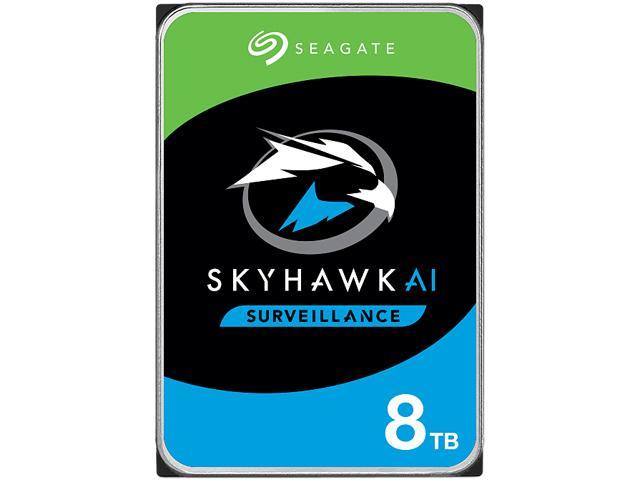 Seagate SkyHawk AI ST8000VE001 8TB 7200 RPM 256MB Cache SATA 6.0Gb/s 3.5' Internal Hard Drive Bare Drive