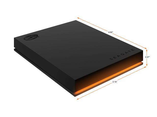 Seagate FireCuda Gaming Hard Drive External Hard Drive 1TB - USB 3.2 Gen 1, RGB LED Lighting for PC and Mac with Rescue Services (STKL1000400)