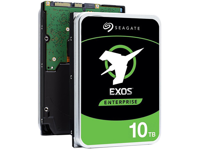 Seagate Exos X16 ST10000NM001G 10TB 7200 RPM 256MB Cache SATA 6.0Gb/s 3.5' Hard Drives, 512E/4KN Bare Drive