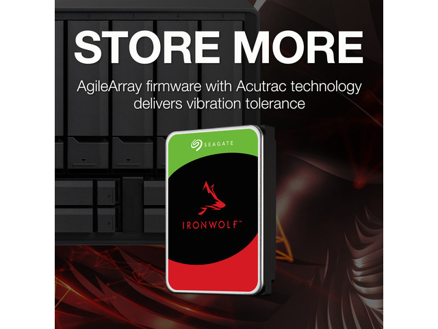 Seagate IronWolf ST4000VN006 4TB 5400 RPM 256MB Cache SATA 6.0Gb/s 3.5' Internal Hard Drive HDD — photo 3