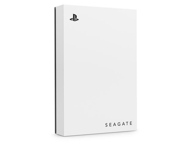 Seagate - Game Drive for PlayStation Consoles 2TB External USB 3.2 Gen 1 Portable Hard Drive with Blue LED Lighting - White - image 3