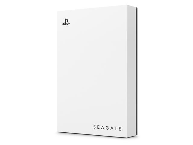 Seagate - Game Drive for PlayStation Consoles 2TB External USB 3.2 Gen 1 Portable Hard Drive with Blue LED Lighting - White - image 5