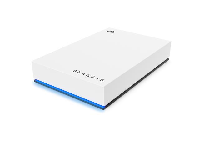 Seagate - Game Drive for PlayStation Consoles 2TB External USB 3.2 Gen 1 Portable Hard Drive with Blue LED Lighting - White - image 6