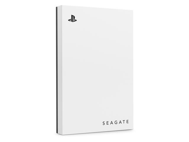 Seagate - Game Drive for PlayStation Consoles 5TB External USB 3.2 Gen 1 Portable Hard Drive with Blue LED Lighting - White - image 3