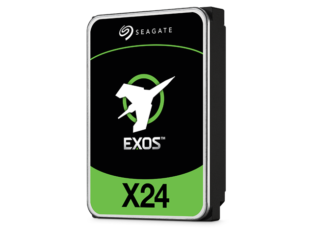 Seagate Exos X24 24TB 7200 RPM SATA 512MB Cache 6.0Gb/s 3.5-Inch Enterprise Internal Hard Drives (ST24000NM002H)