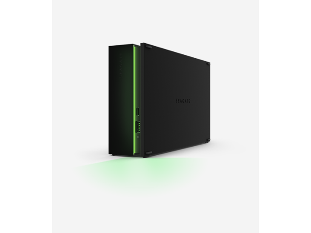 Seagate - Game Drive for Xbox 8TB External USB 3.2 Gen 1 Desktop Hard Drive with Certified Xbox Green LED Lighting - Black - image 3