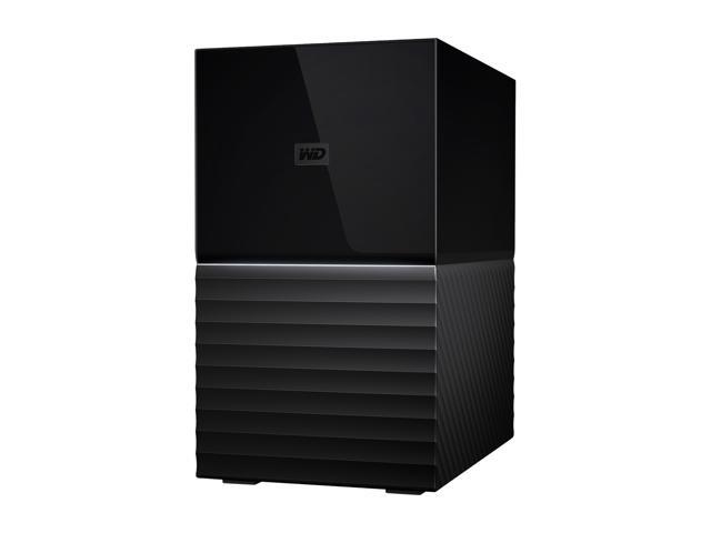 WD 16TB My Book Duo Desktop RAID External Hard Drive 256-Bit AES Encryption - USB 3.2 Gen1 (WDBFBE0160JBK-NESN)