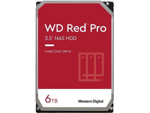 WD Red Pro WD6003FFBX 6TB 7200 RPM 256MB Cache SATA 6.0Gb/s 3.5' Internal Hard Drive Bare Drive