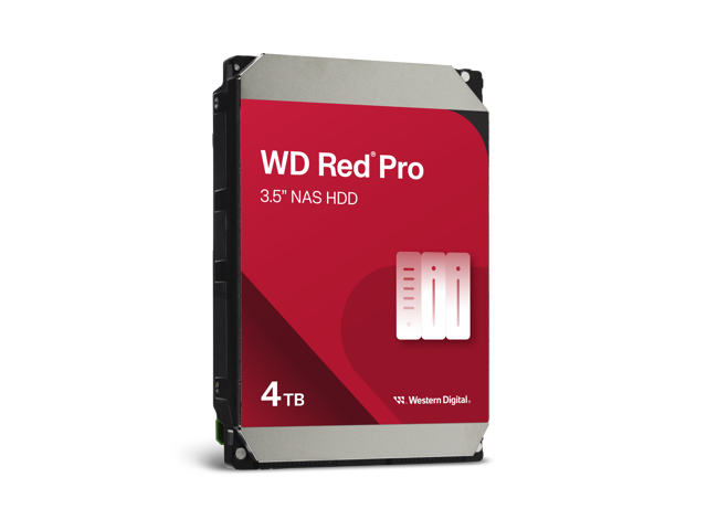 WD Red Pro WD4003FFBX 4TB 7200 RPM 256MB Cache SATA 6.0Gb/s 3.5' Internal Hard Drive Bare Drive