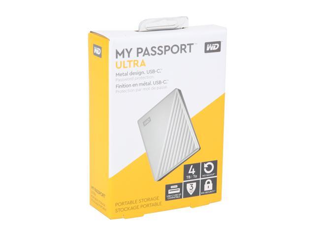 WD - My Passport Ultra 4TB External USB 3.0 Portable Hard Drive - Silver - image 9