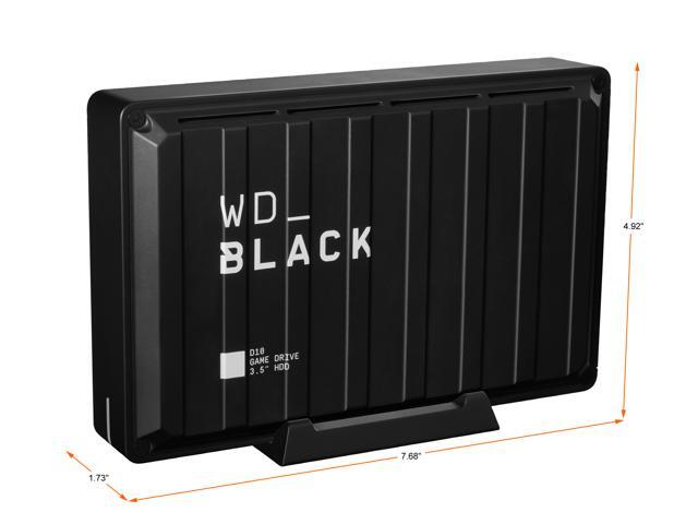WD - D10 8TB External USB 3.2 Gen 1 Portable Hard Drive - Black - image 6