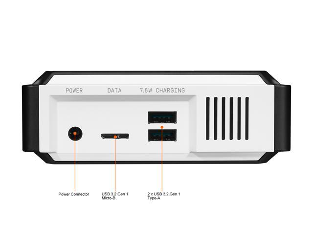 WD - D10 Game Drive for Xbox 12TB External USB 3.2 Gen 1 Portable Hard Drive - Black - image 12