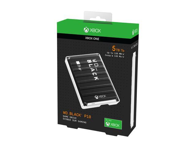 WD - BLACK P10 Game Drive for Xbox 5TB External USB 3.2 Gen 1 Portable Hard Drive - Black With White Trim - image 8