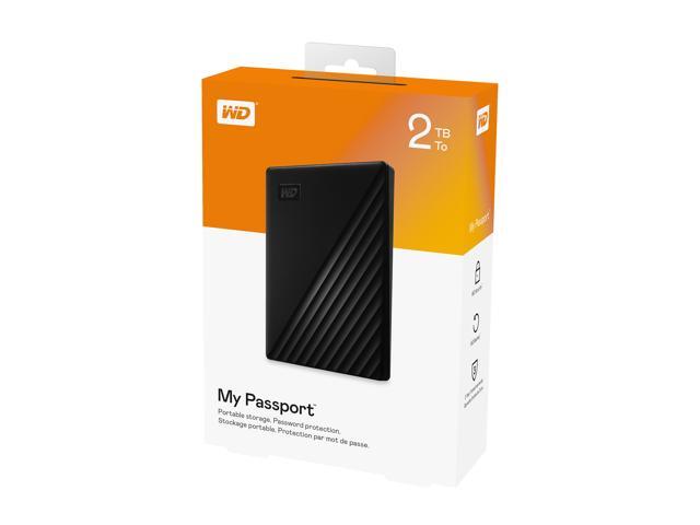 WD - My Passport 2TB External USB 3.0 Portable Hard Drive - Black - image 9