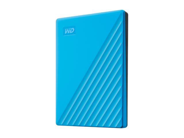WD 2TB My Passport Portable Storage External Hard Drive USB 3.2 for PC/MAC Blue (WDBYVG0020BBL-WESN)