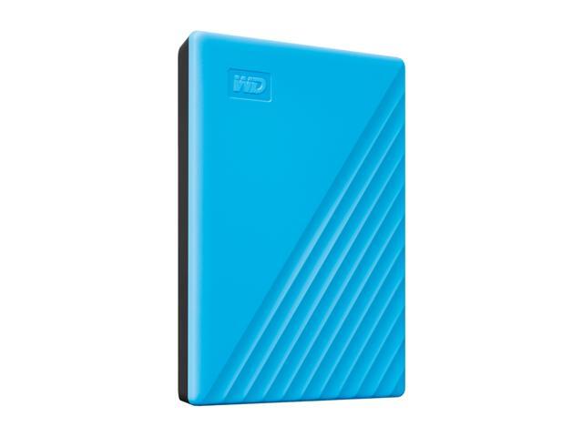 WD 2TB My Passport Portable Storage External Hard Drive USB 3.2 for PC/MAC Blue (WDBYVG0020BBL-WESN)