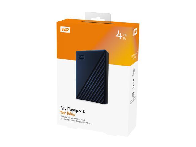 WD - My Passport for Mac 4TB External USB 3.0 Portable Hard Drive - Blue - image 8