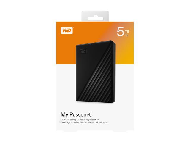 WD - My Passport 5TB External USB 3.0 Portable Hard Drive - Black - image 8